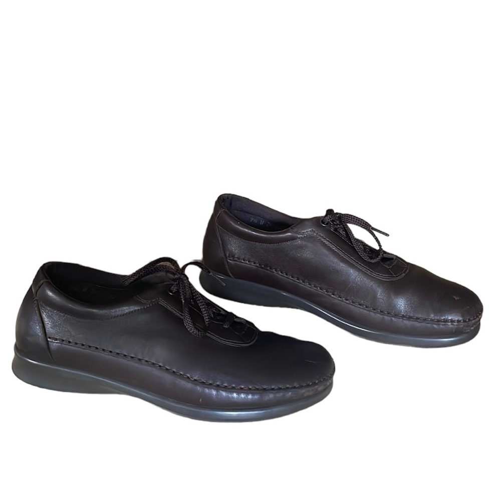 SAS brown leather Traveler Tripad comfort shoes